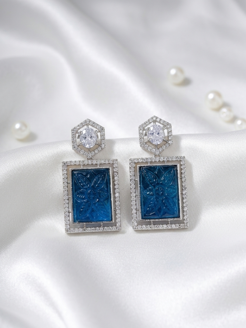 Square Shape Basic Earring