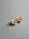Brass Golden Anti-Tarnish Korean Earrings