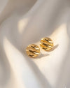 Brass Golden Anti-Tarnish Korean Earrings