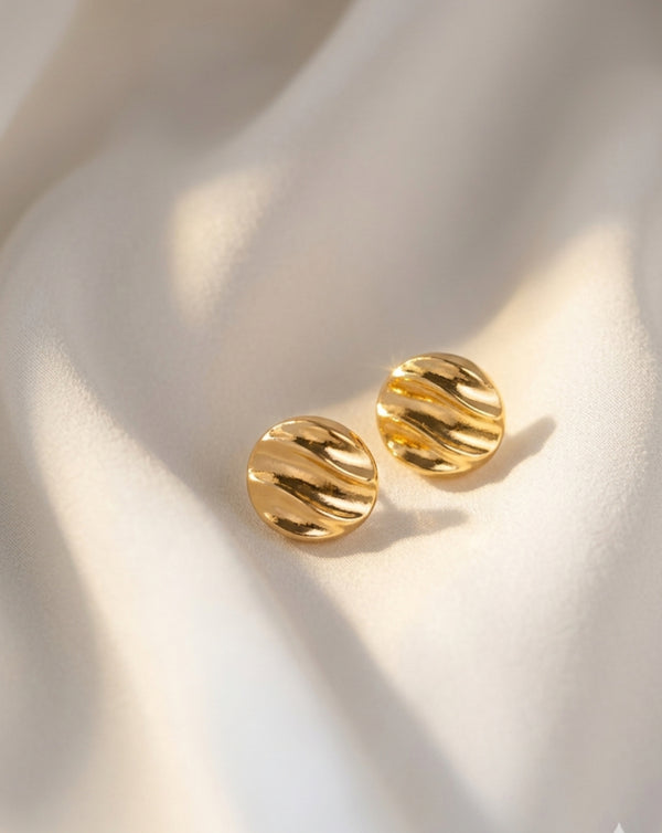 Brass Golden Anti-Tarnish Korean Earrings