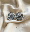 Flower Design Beaded Earrings