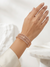 Rose Gold Plated Diamond Studded Bracelet