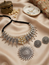 Oxidized Tribal Choker Set