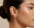 Criss Cross Statement Earrings