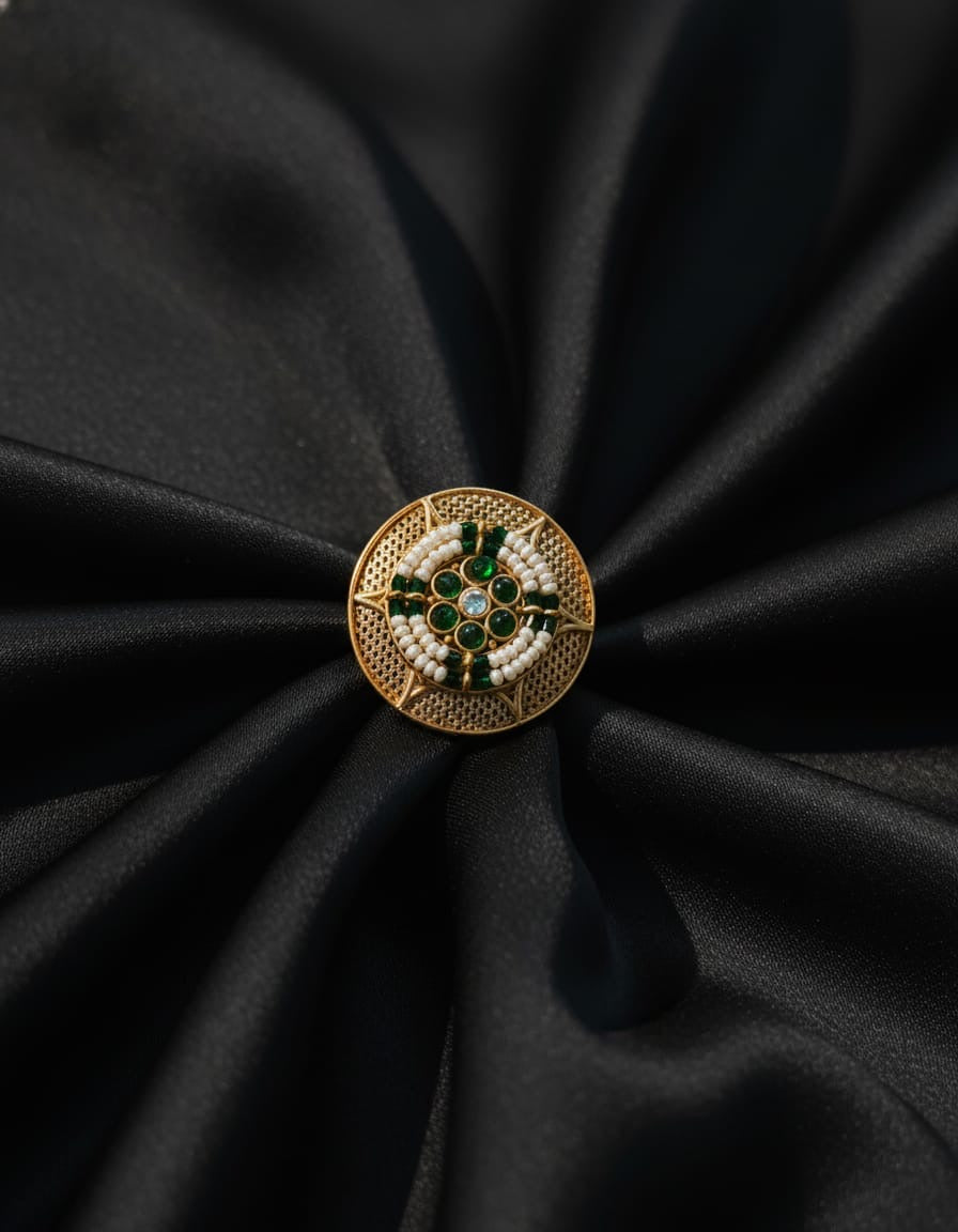 Buy Kundan Pearl Ring