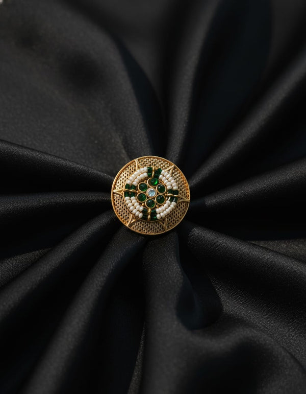 Buy Kundan Pearl Ring