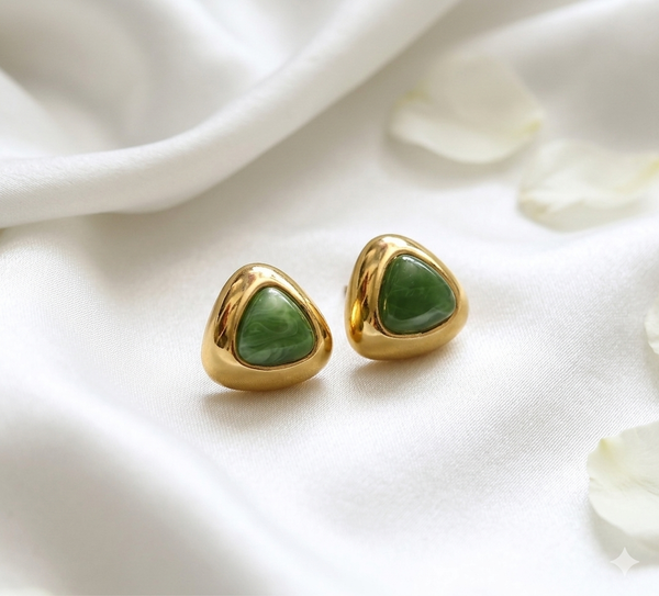 Triangle Shaped Anti-Tarnish Studs