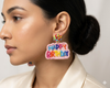 Happy Birthday Quirky Earrings
