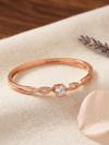 Fashionable Versatile Cross Geometric Diamond Women Bracelet for Party Wear