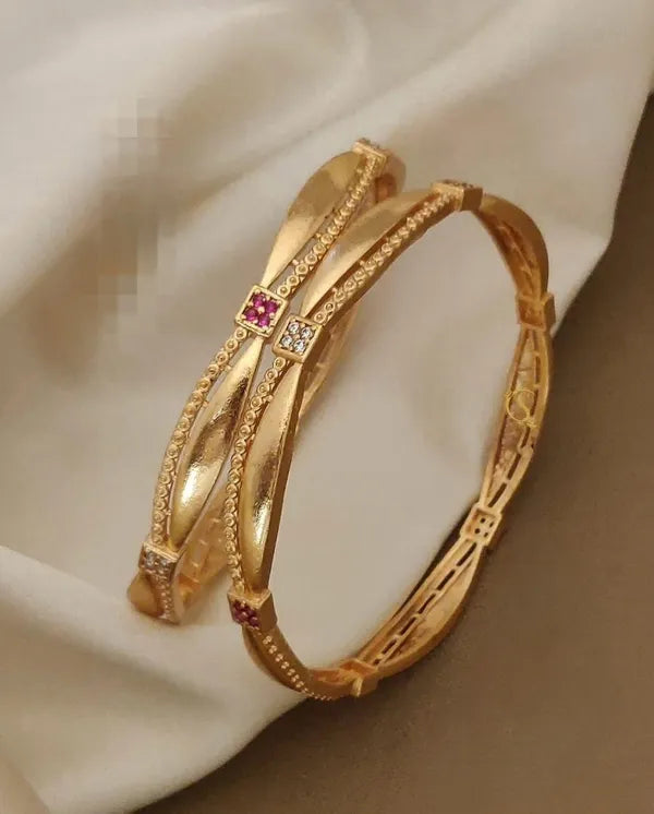 Gold Plated Daily Wear Bangles