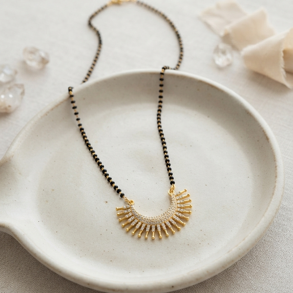 Circular Pendant Mangalsutra