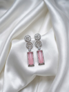 Indian AD White Gold Silver Earring