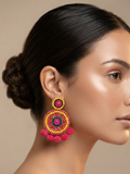 Handmade Pink Lightweight Earrings