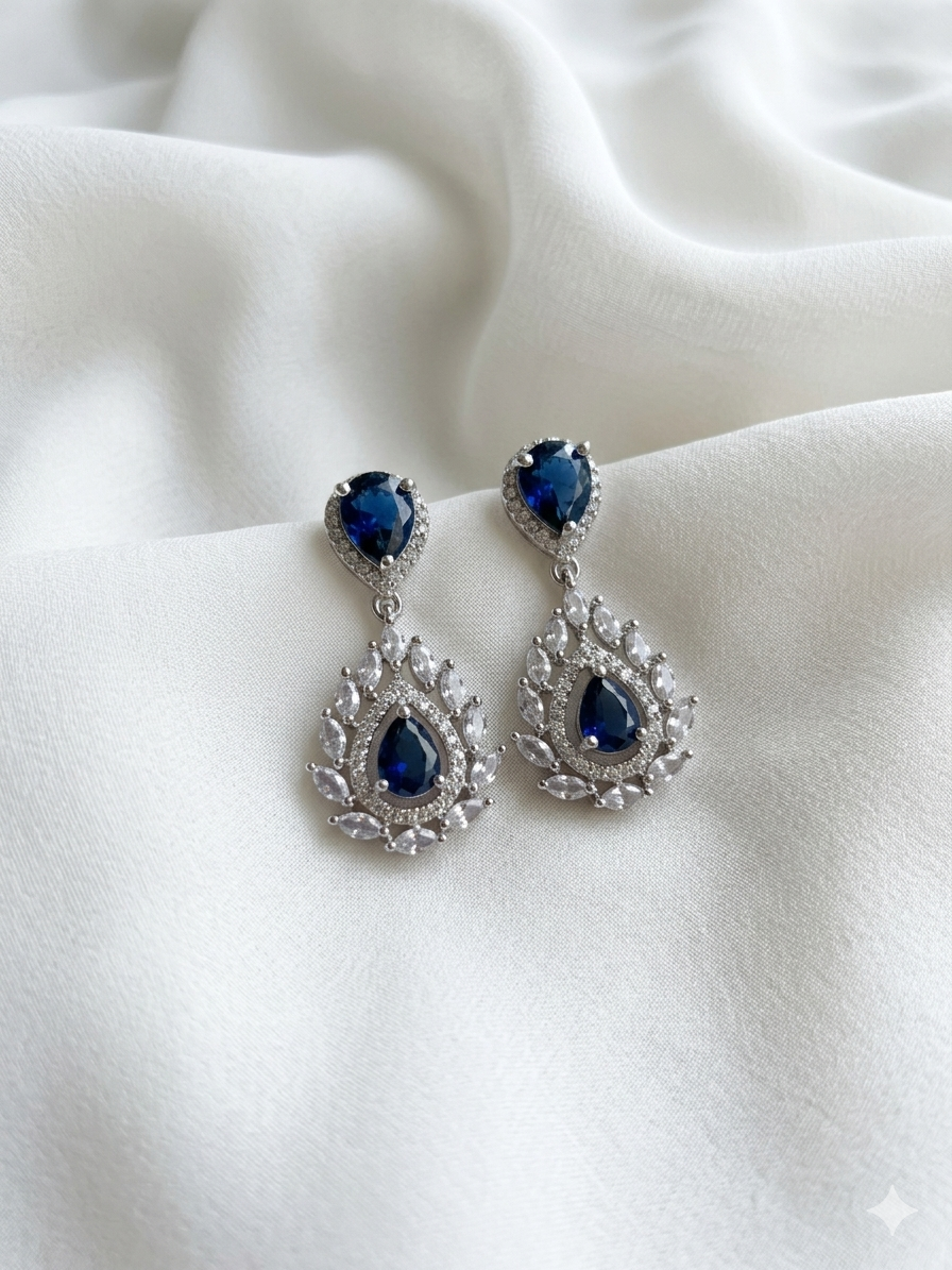Premium Quality American Diamond Earrings