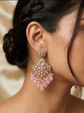 Kundan Polki Chand Bali Earrings