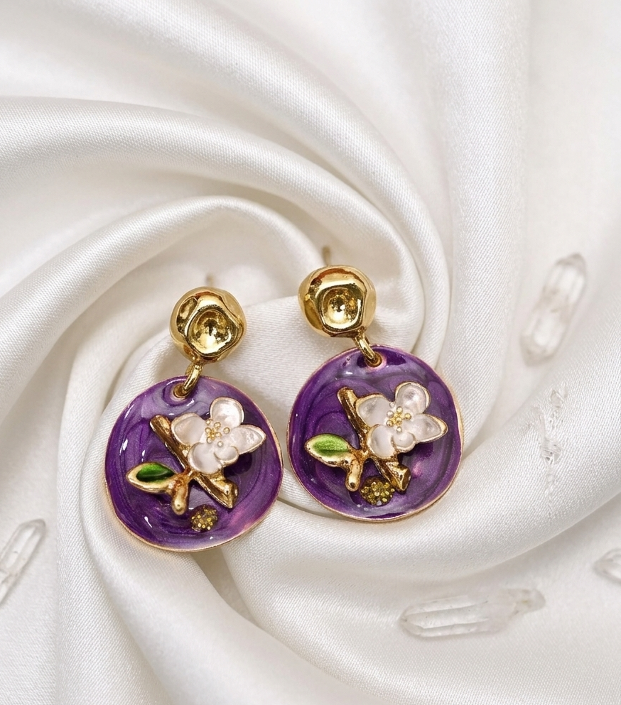 Stylish Flower Korean Earrings