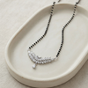 Trendy Diamond Studded Rose Gold Mangalsutra