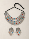 Multicolor Oxidized Choker Set