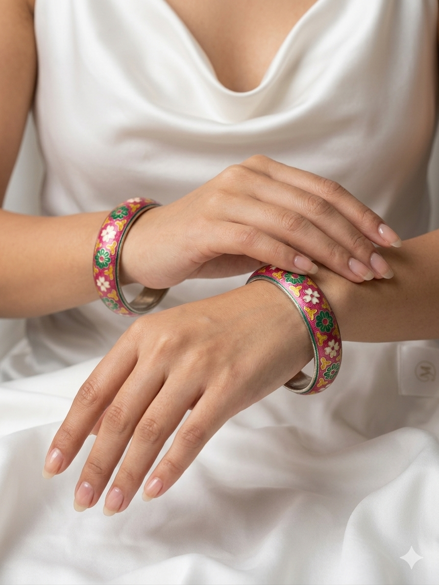 Meenakari Handpainted Bangles