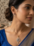 Blue Stone Teardrop Pendant Set