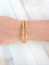 Elegant golden Plain Bangles
