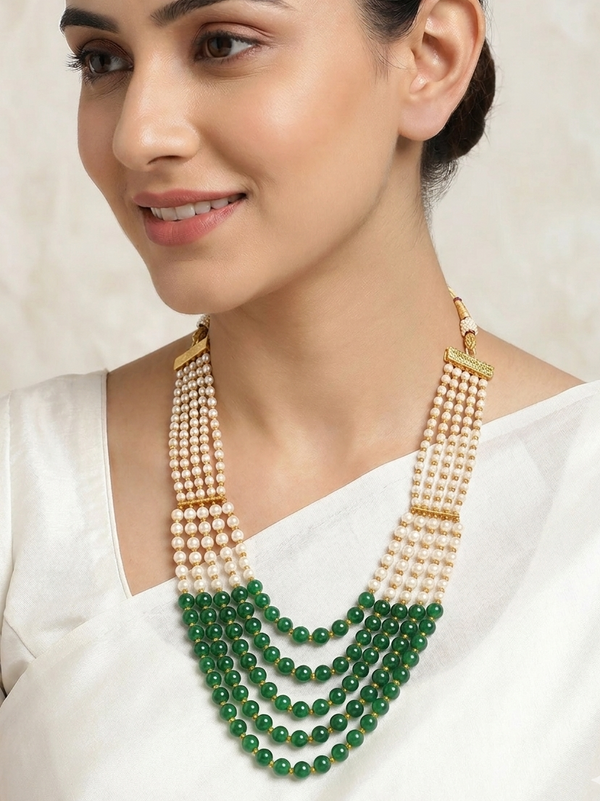 Multilayered Pearl Mala