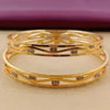 Gold Plated Indian Bangles With Diamonds