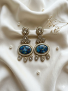 Resin Art Traditional Kundan Earrings