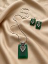 Triangle Shaped Resin Pendant Set (Copy)