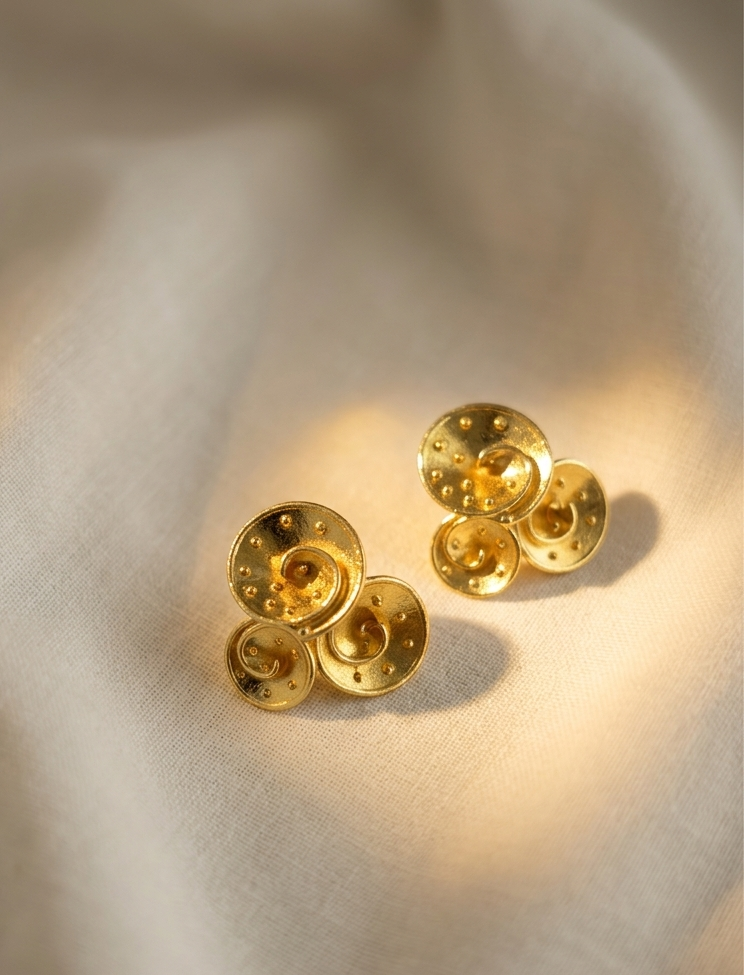 Gold Classy Earrings