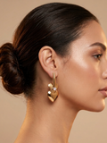 Dual Heart Anti-Tarnish Earrings