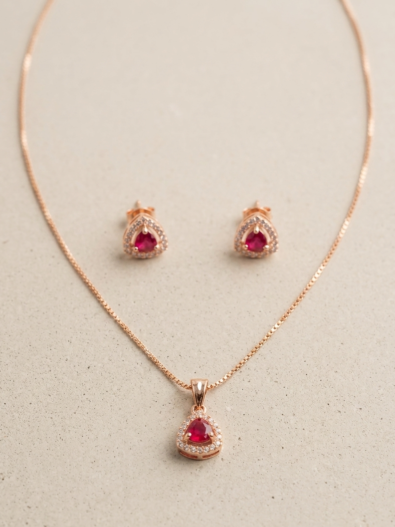 Premium Quality Fancy Pendant Set