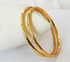 Elegant golden Plain Bangles