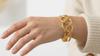 Braided Golden Bracelet