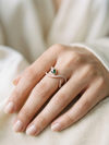 Artistically Designed Snake Zircon Studded Adjustable Ring