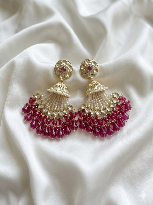 Karigari Jhumkas Style Earrings