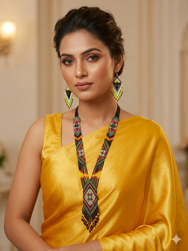 Handmade Beads Neckpiece