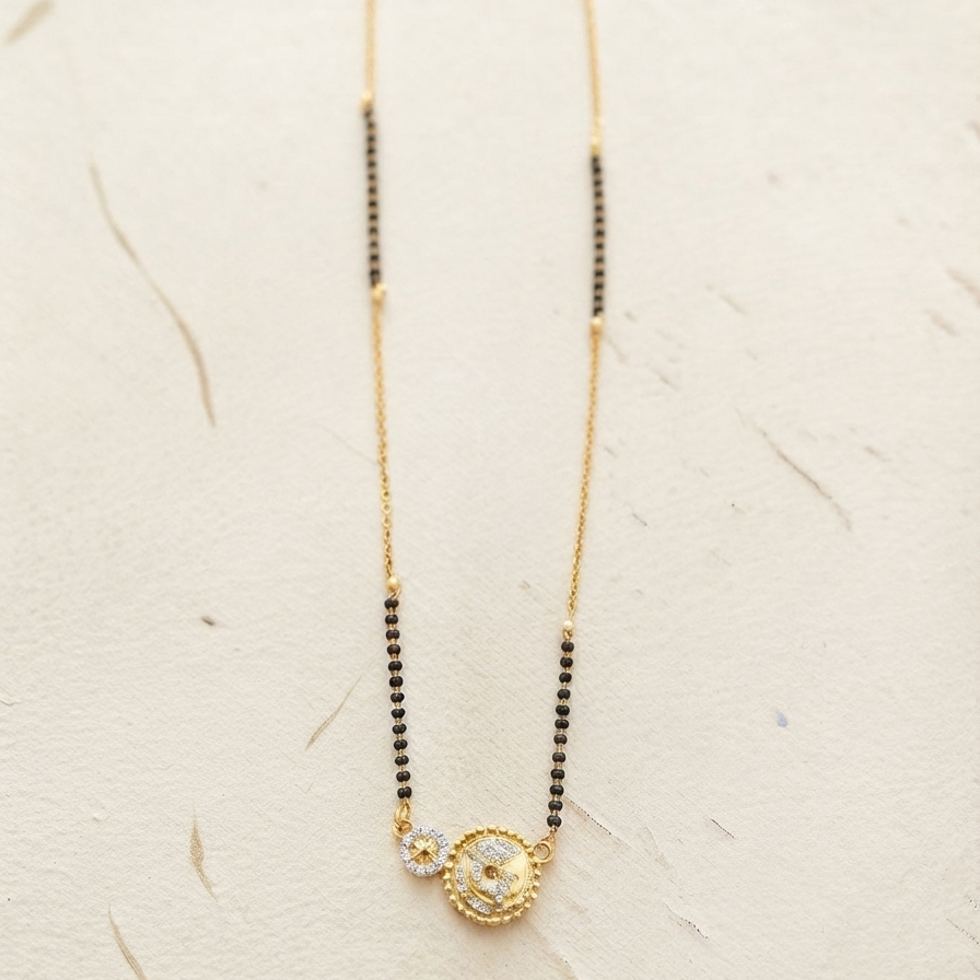 Elegant Design Fashionable Diamond Mangalsutra