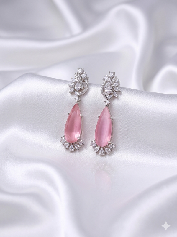 Sparkling Elegance Diamond Studded Earring