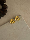 Charming Gold Plated Stud Earrings