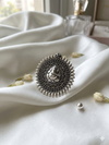 Silver Plated Ganesha Oxidized Ring