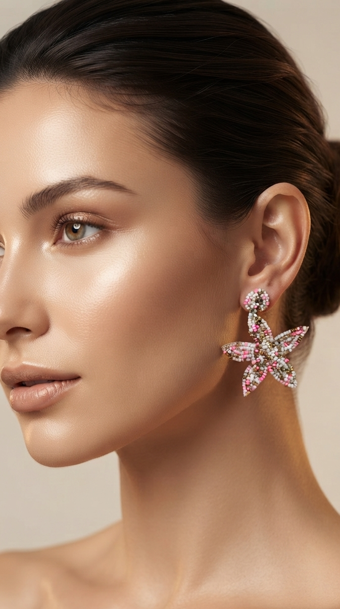 Star Shape Handmade Earrings