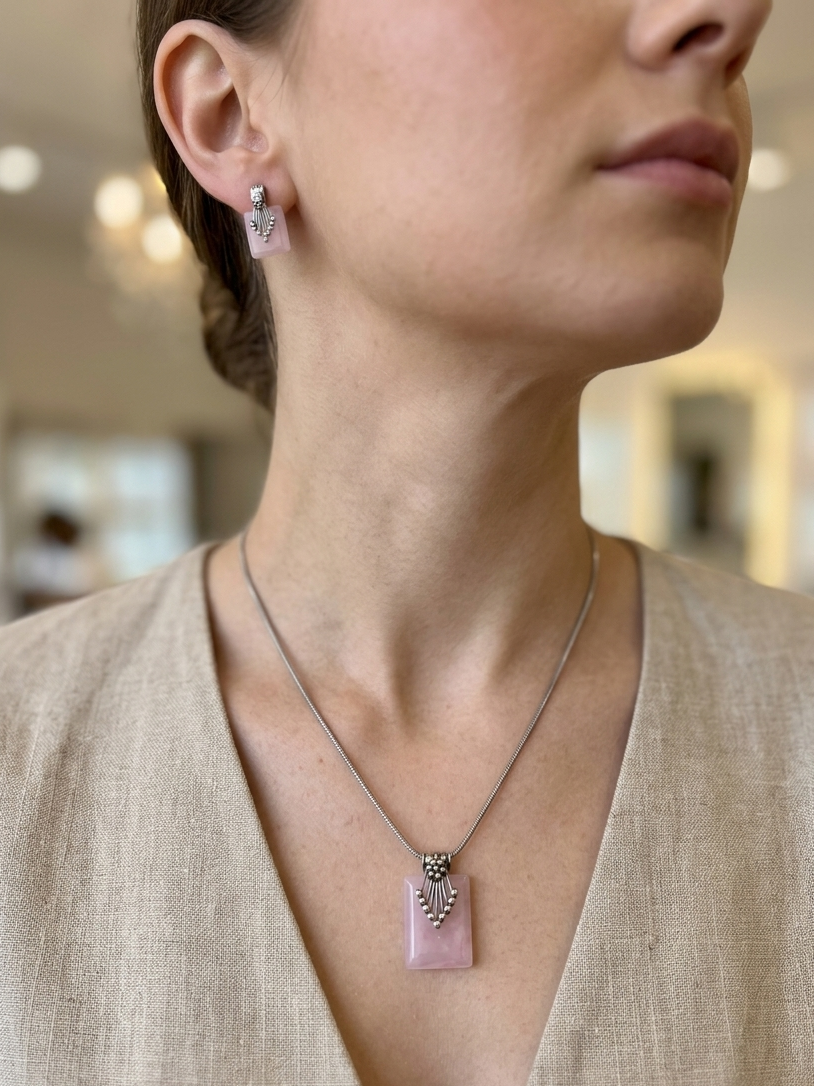 Triangle Shaped Resin Pendant Set (Copy)