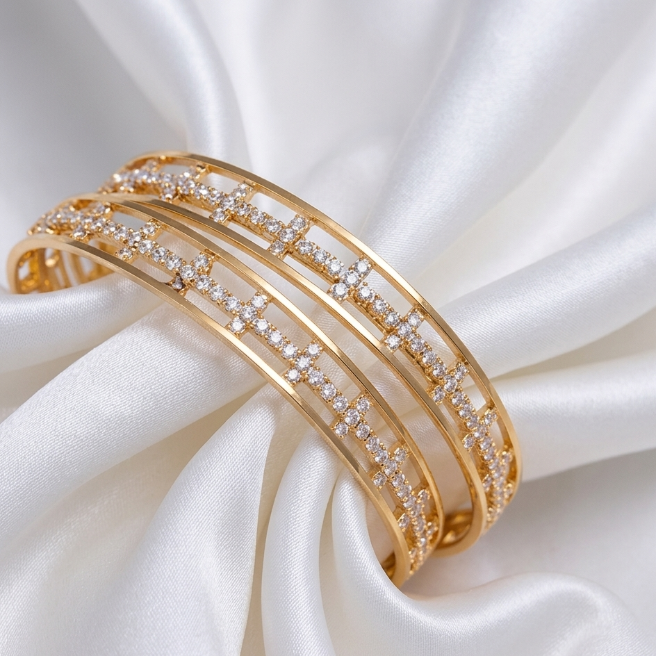 AD Diamond Designer Bangles