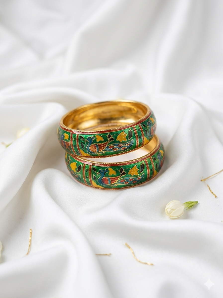 Handpainted Meenakari Bangles