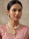 White Beads Pendant Set