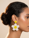 Handmade Flower Design Earrings