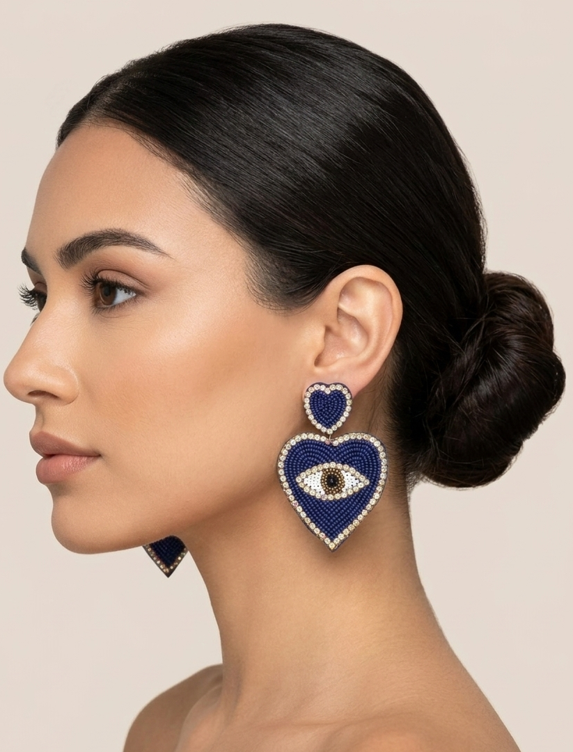 Heart Shape Handcrafted Earring