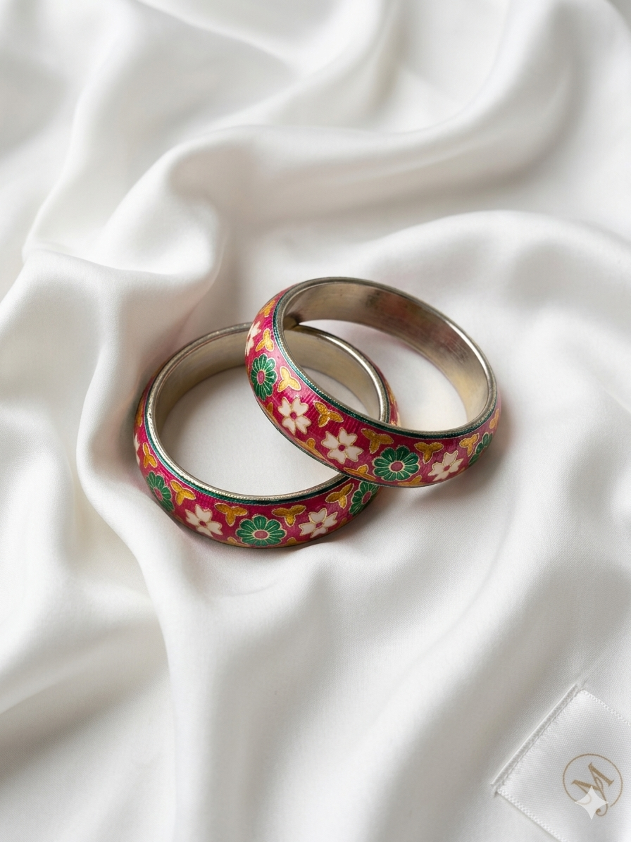 Meenakari Handpainted Bangles