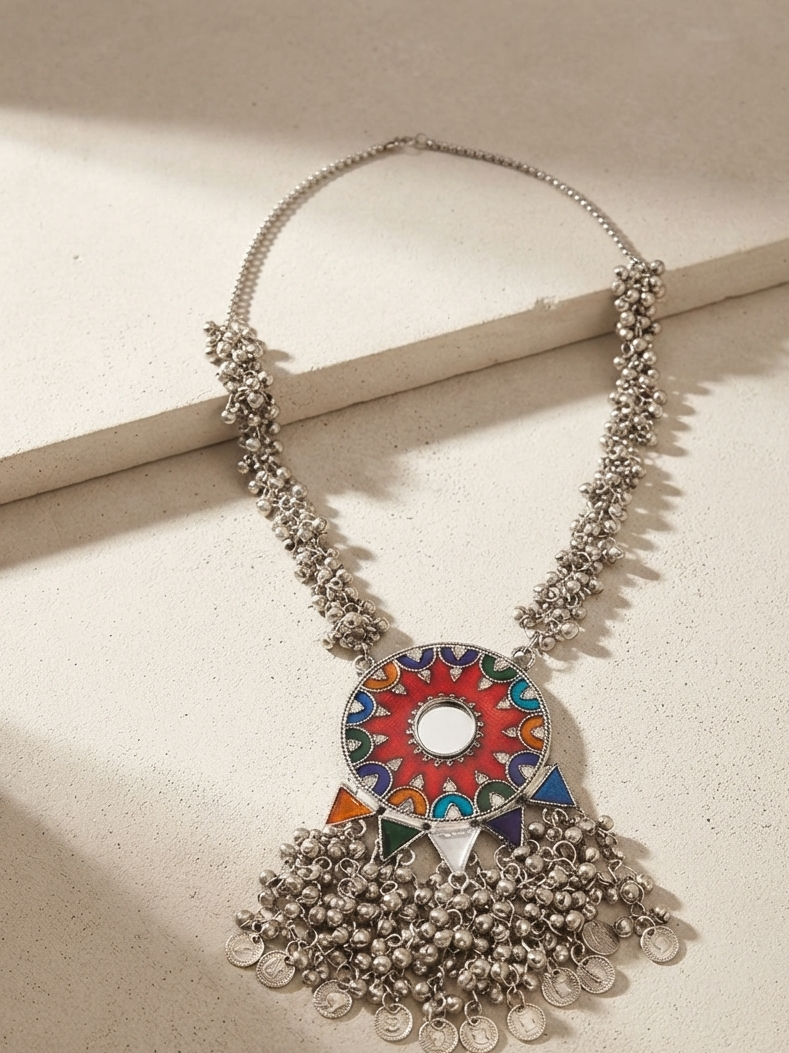 Indian Multicolor Oxidized Set